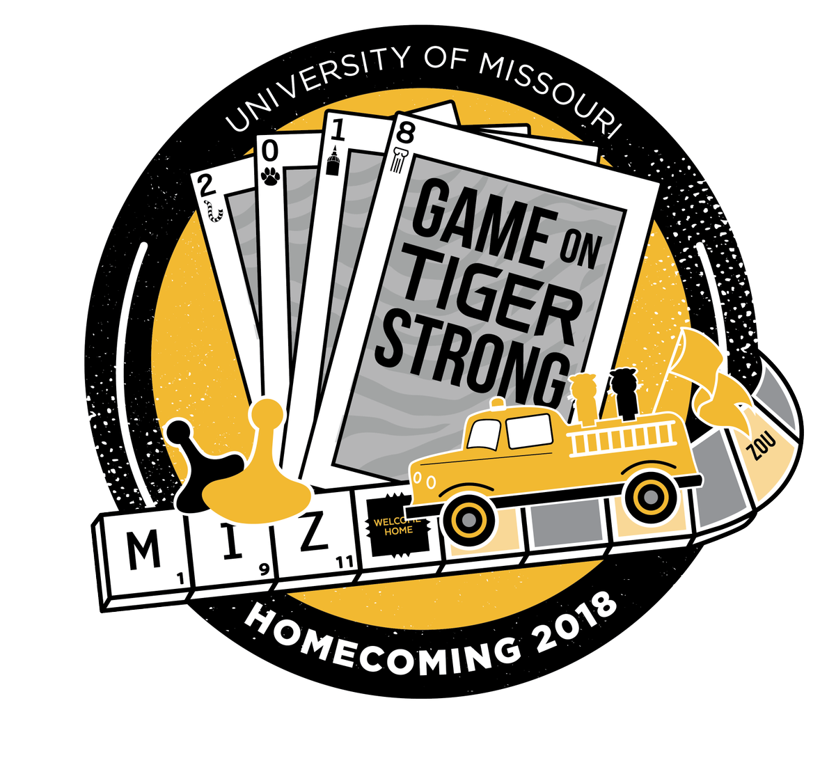 For More Information About The 2018 Mizzou Homecoming - Illustration Clipart (1200x1194), Png Download