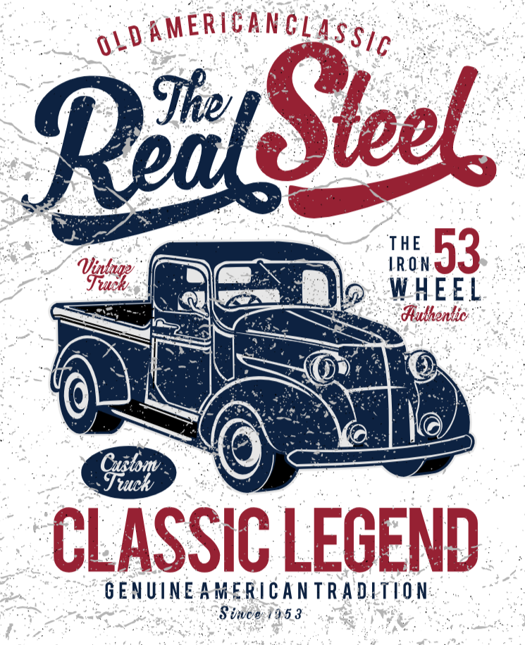 Vintage Truck - Classified Oh Canada Clipart (745x916), Png Download