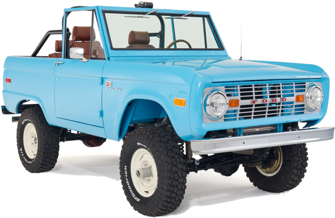 Classic Ford Broncos The Leader In 1966-1977 Early - Off-road Vehicle Clipart (820x562), Png Download
