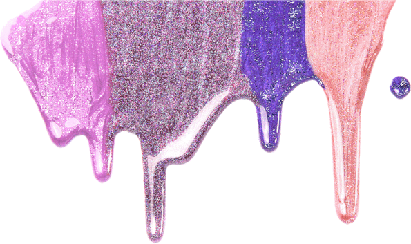 #glitter #retro #90s #cute #paint #splatter #pink #purple - Glitter Png Clipart (595x353), Png Download