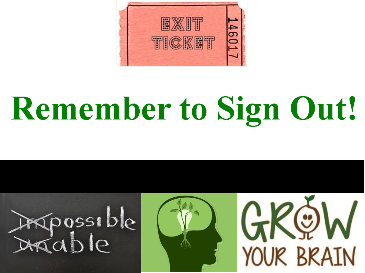 Alternateroute - Don T Forget To Sign Out Clipart (1200x890), Png Download