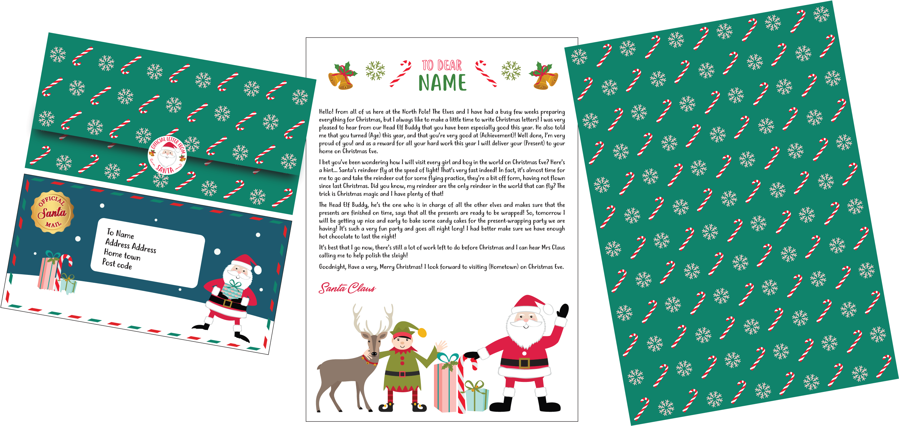 Double Tap To Zoom - Christmas Card Clipart (3144x1512), Png Download