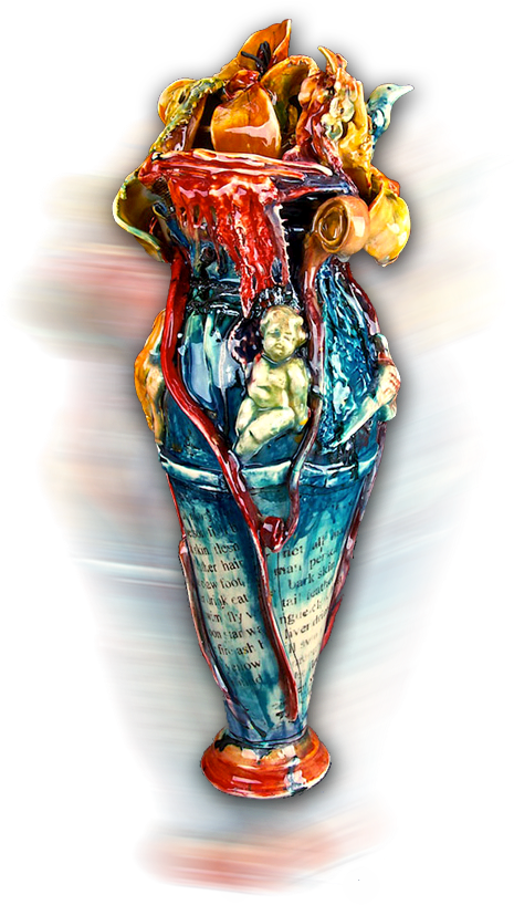 Wjppottery - Vase Clipart (481x845), Png Download