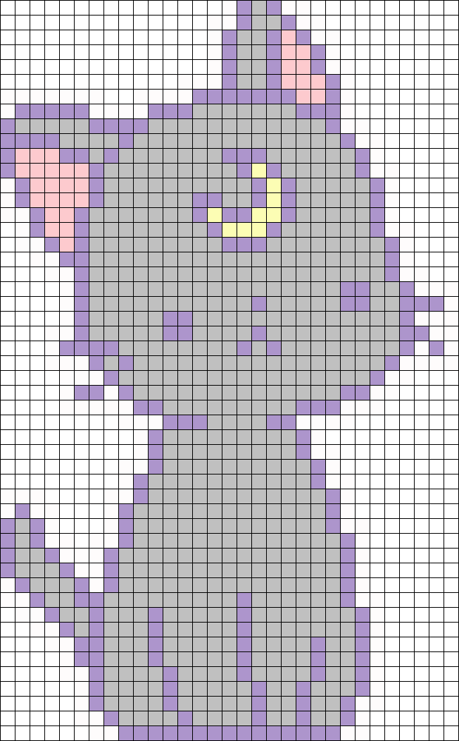 Luna Cat Perler Bead Pattern Bead Sprite Perler Beads Patterns Sailor Moon Clipart Large Size Png Image Pikpng