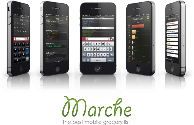 Grocery List-marche - Iphone Clipart (760x500), Png Download