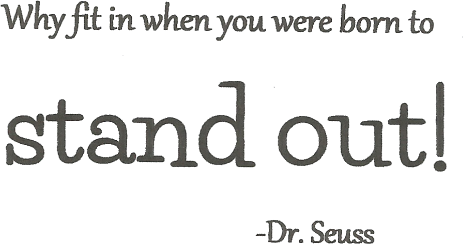I Hope You Like The Quotes And Choose To Join Us At - Fit In When You Were Born Clipart (1019x656), Png Download
