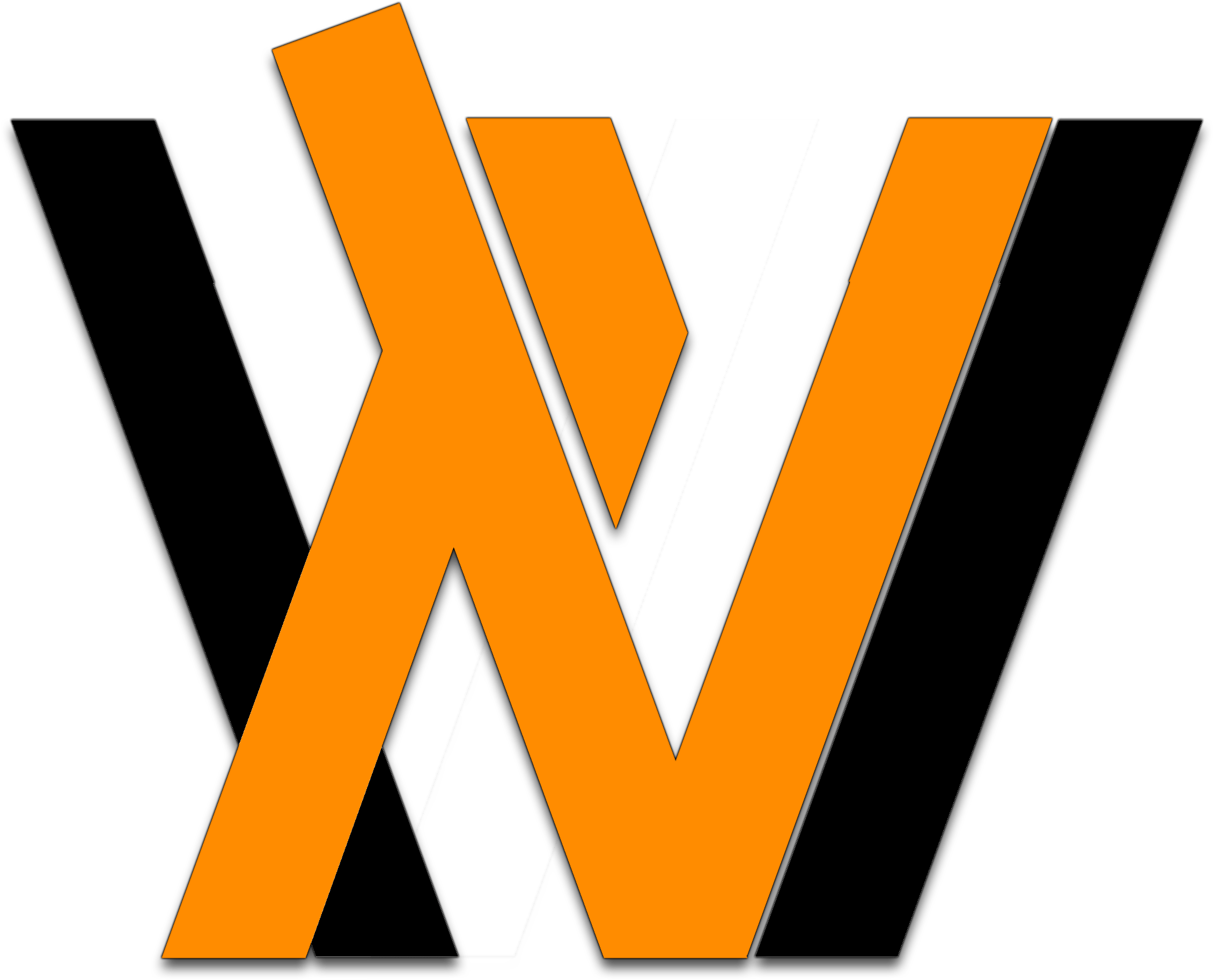 Wavelength - Network - Wn Logo Design Clipart (2500x2500), Png Download
