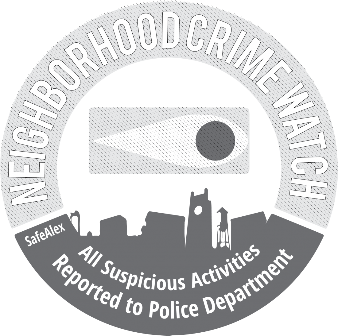 Neighborhood Watch - Circle Clipart (1100x1200), Png Download