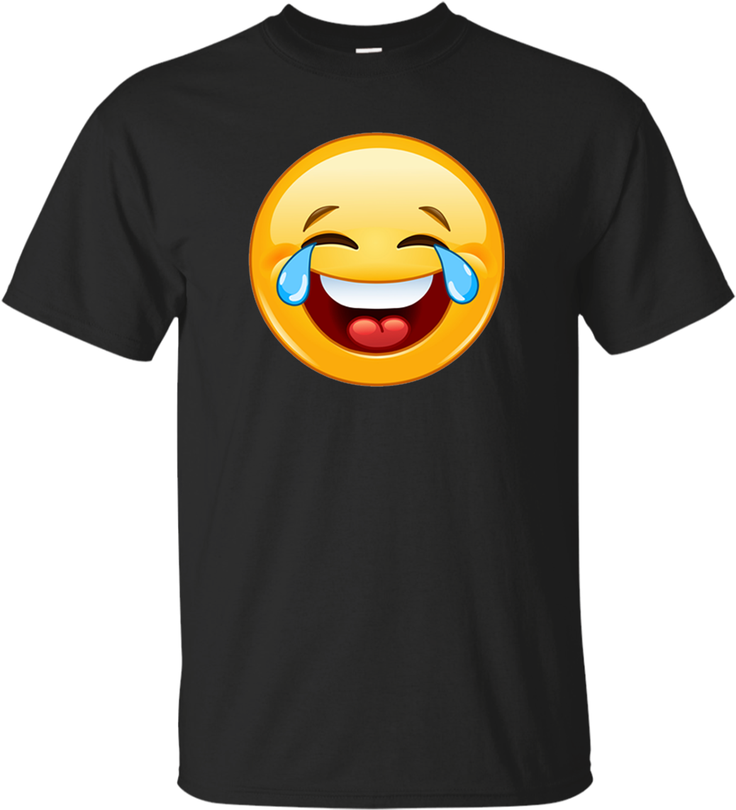 Laugh Emoji Tee, Hoodie, Tank - Never Underestimate A Man Who Listens To Pink Floyd Clipart (1038x1143), Png Download
