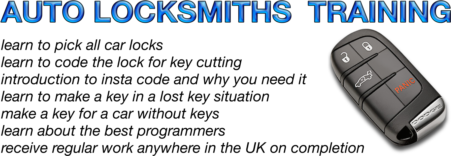 Shrewsbury Car Key Replacements Training - Nada É Por Acaso Clipart (1790x621), Png Download