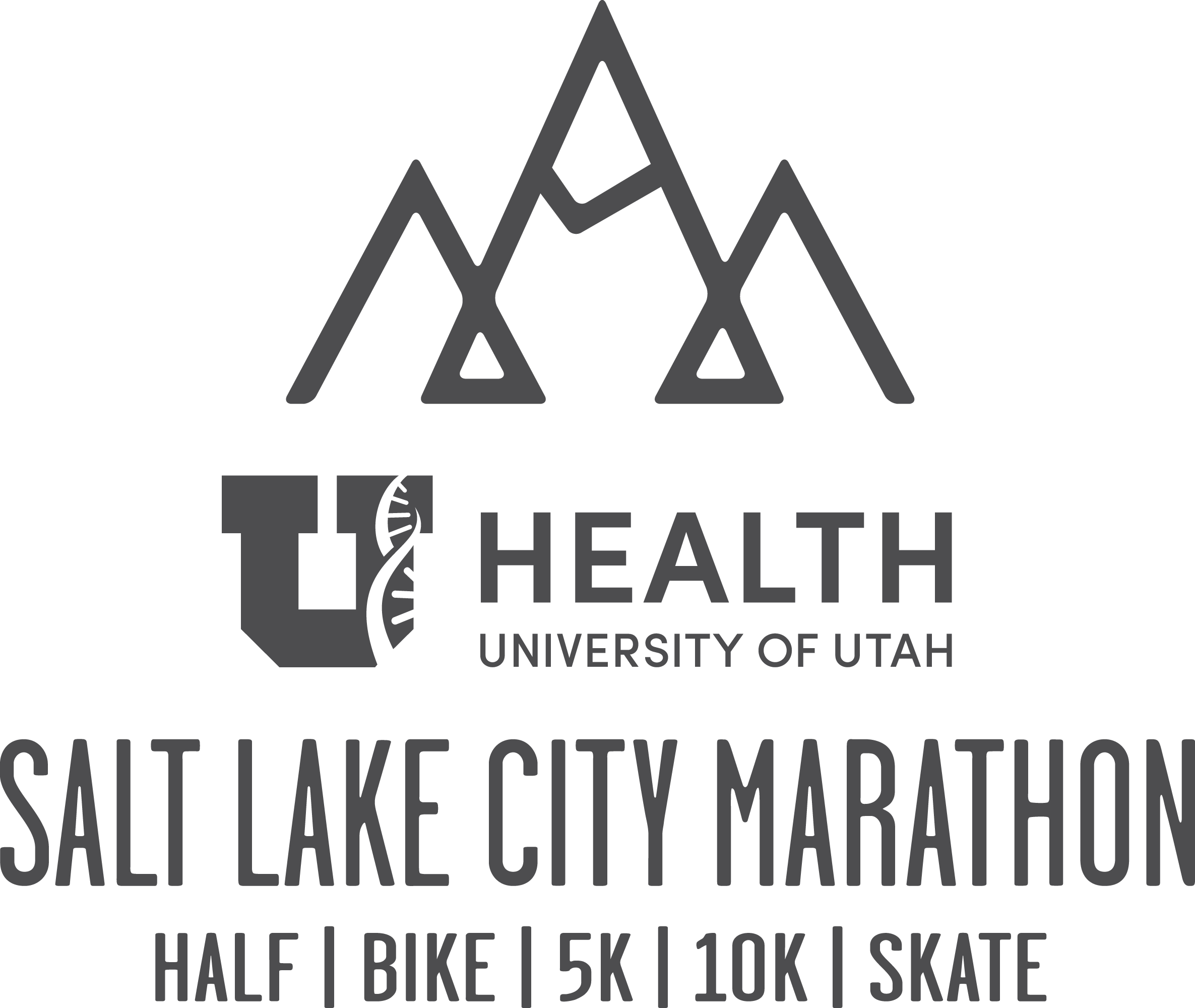 Salt Lake City Marathon Logo - Salt Lake City Marathon 2019 Clipart (2371x2000), Png Download