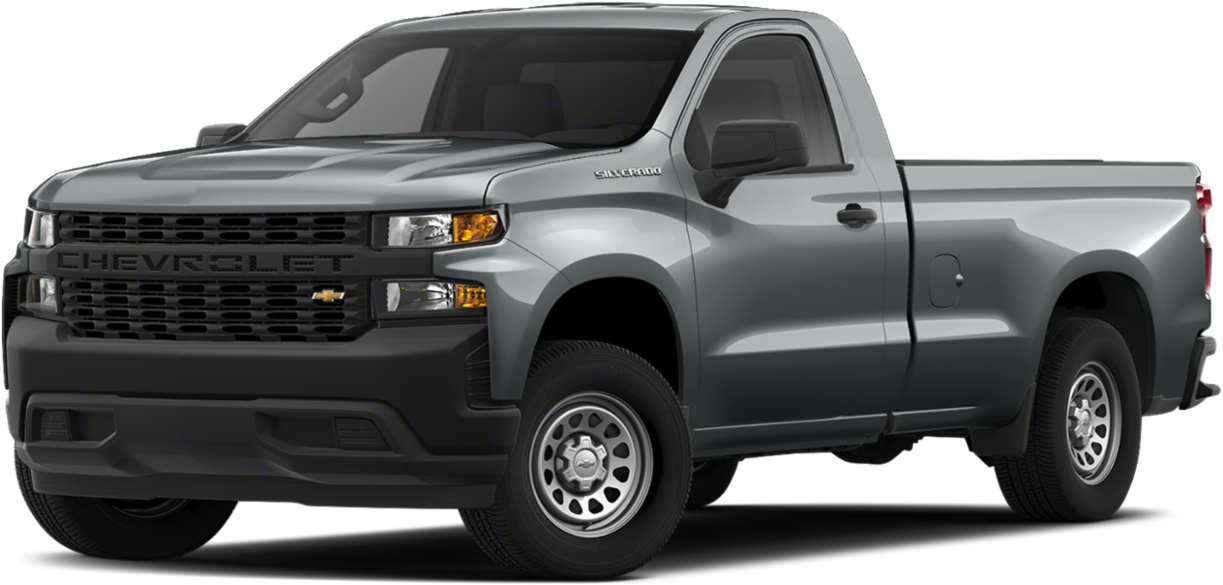 2019 Chevrolet Silverado - 2019 Silverado Regular Cab Clipart (1280x959), Png Download