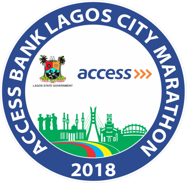 2018 Access Bank Lagos City Marathon Logo - Access Bank Lagos City Marathon Logo Clipart (611x600), Png Download