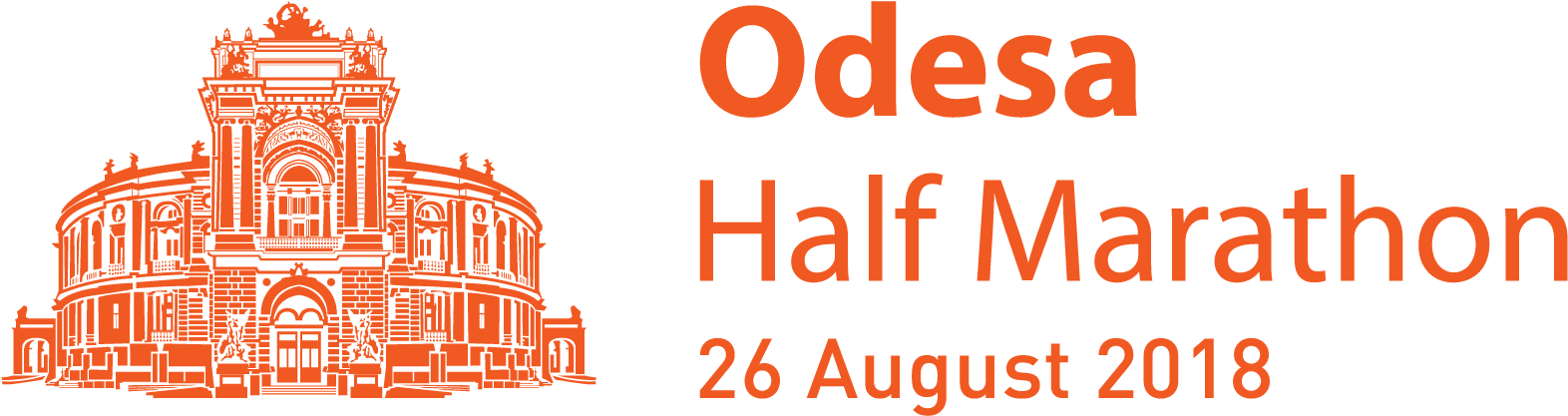 Odesa Half Marathon - Odesa Half Marathon 2018 Clipart (1771x693), Png Download