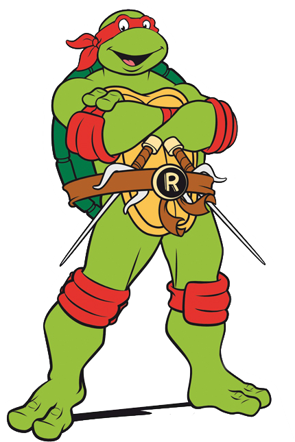 Tortugas Ninja Rafael Png - Teenage Mutant Ninja Turtles Raphael Cartoon Clipart (548x827), Png Download