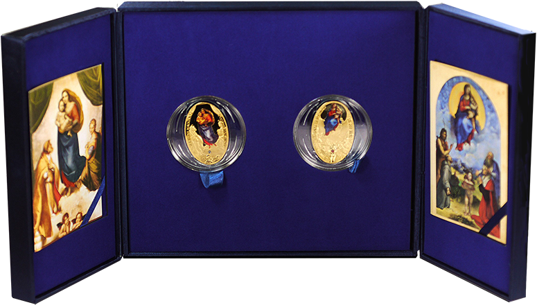 Fiji 2012 2 X 10$ 500 Years Madonna's Of Raphael The - Fictional Character Clipart (800x800), Png Download