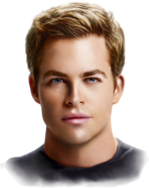 Chris Pine Transparent Background - Black Star Trek Suit Clipart (648x875), Png Download