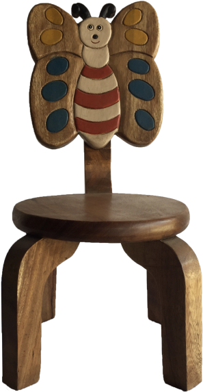 Butterfly1-5 - Chair Clipart (660x880), Png Download