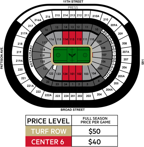 Seating Map - Wells Fargo Center Clipart (640x612), Png Download
