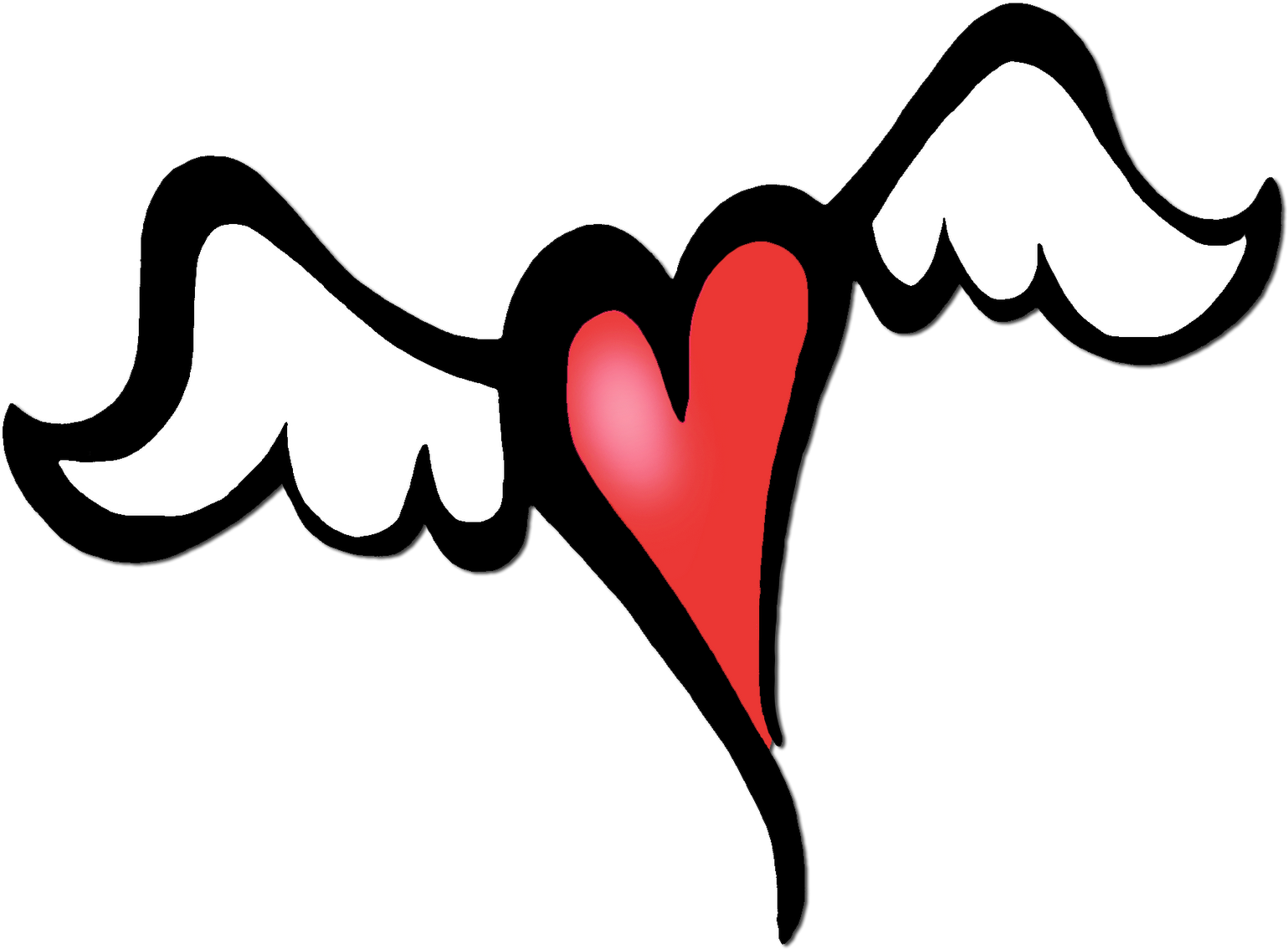 Flying Hearts Fundraiser Clipart (1600x1202), Png Download