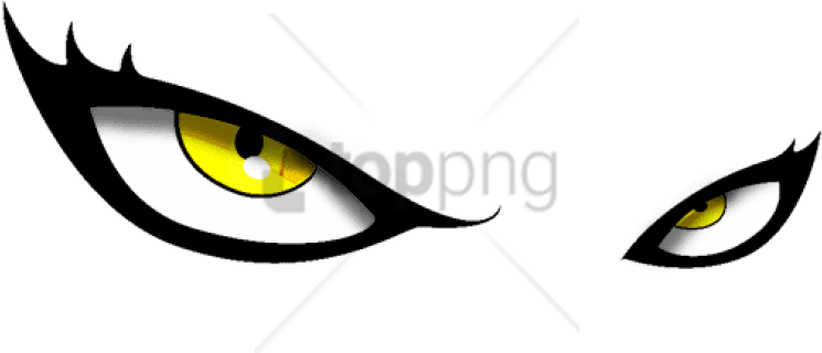 Free Png Download Eyes Png Png Images Background Png - Evil Eyes Cartoon Png Clipart (850x466), Png Download