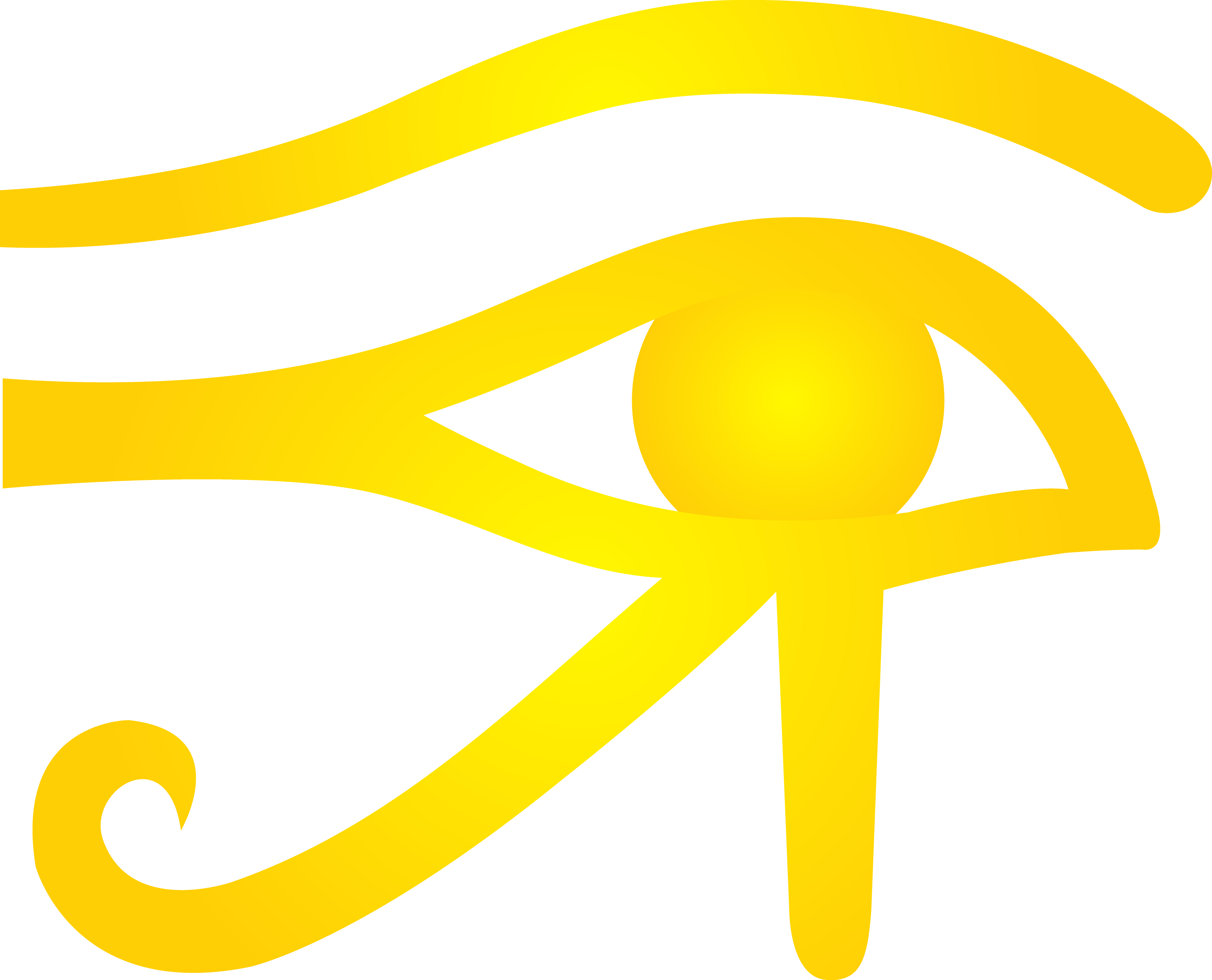 Golden Of Horus Clipart (8537x6900), Png Download