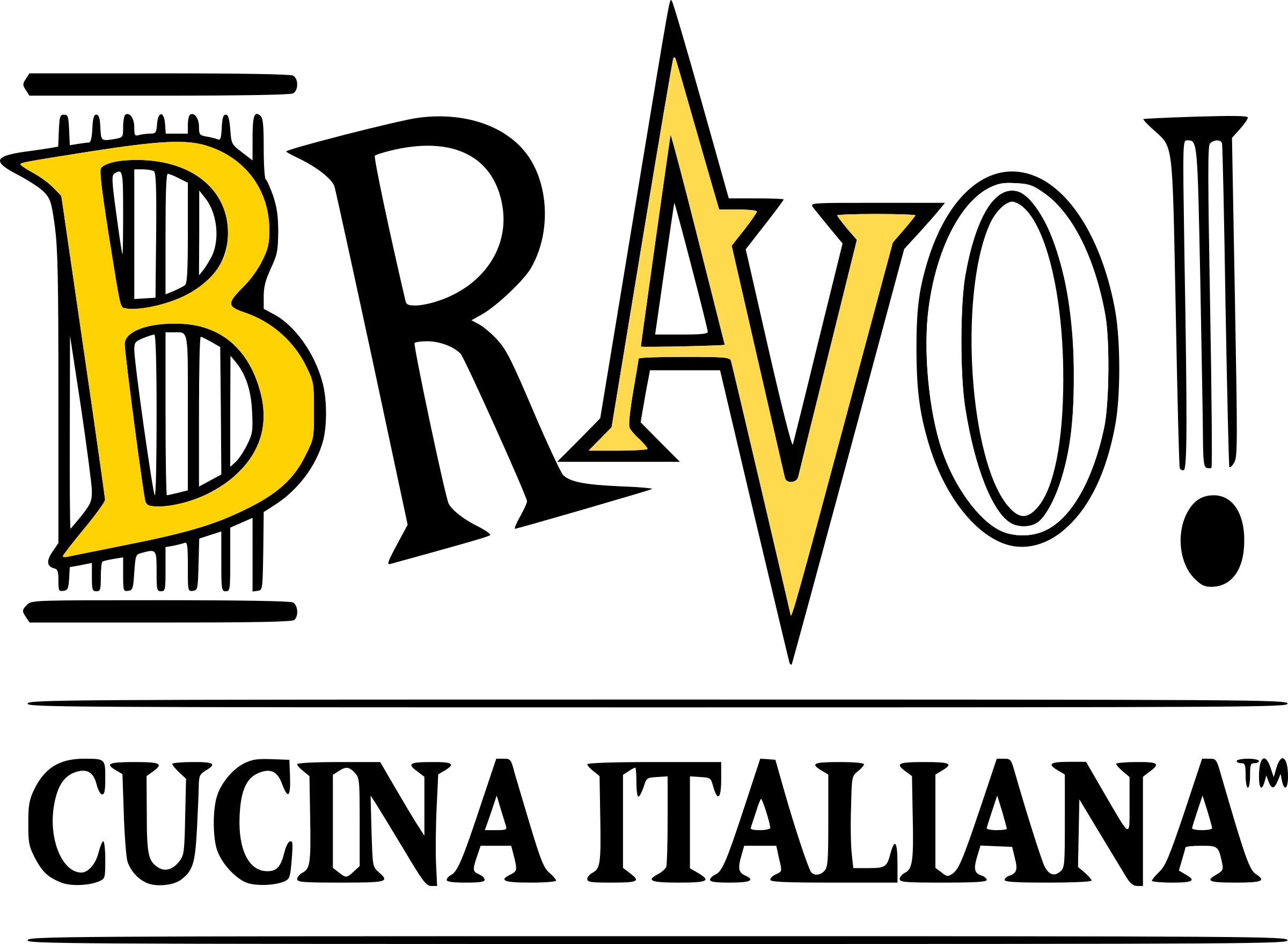 Bravo Cucina Italiana Logo Clipart (2400x1758), Png Download