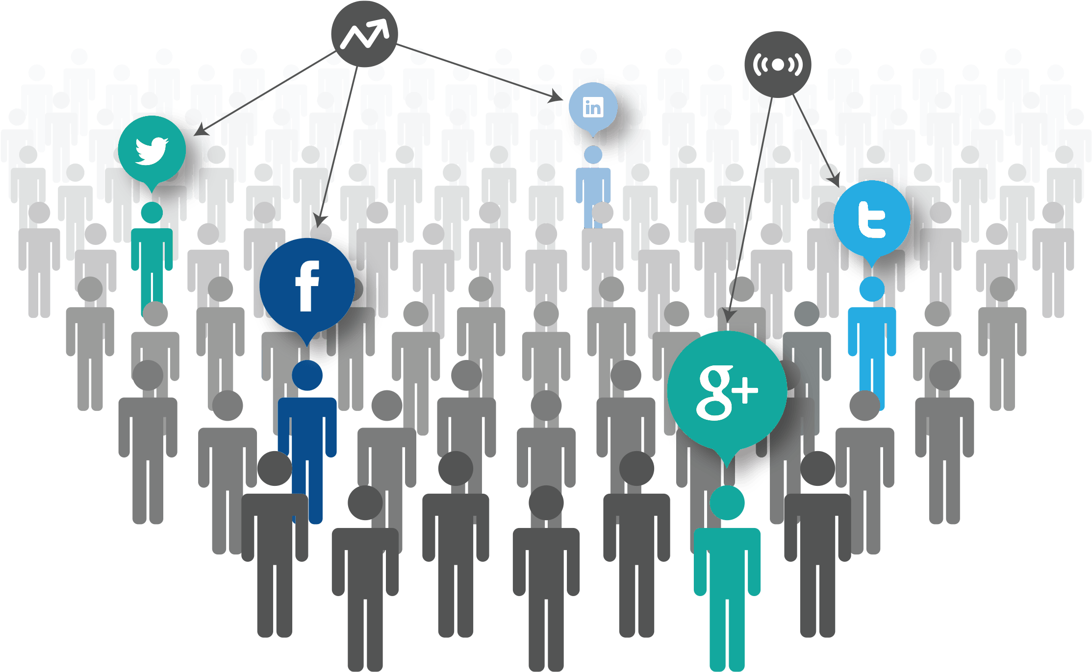 Social Media Marketing - Social Media Engagement Transparent Clipart (2226x1456), Png Download