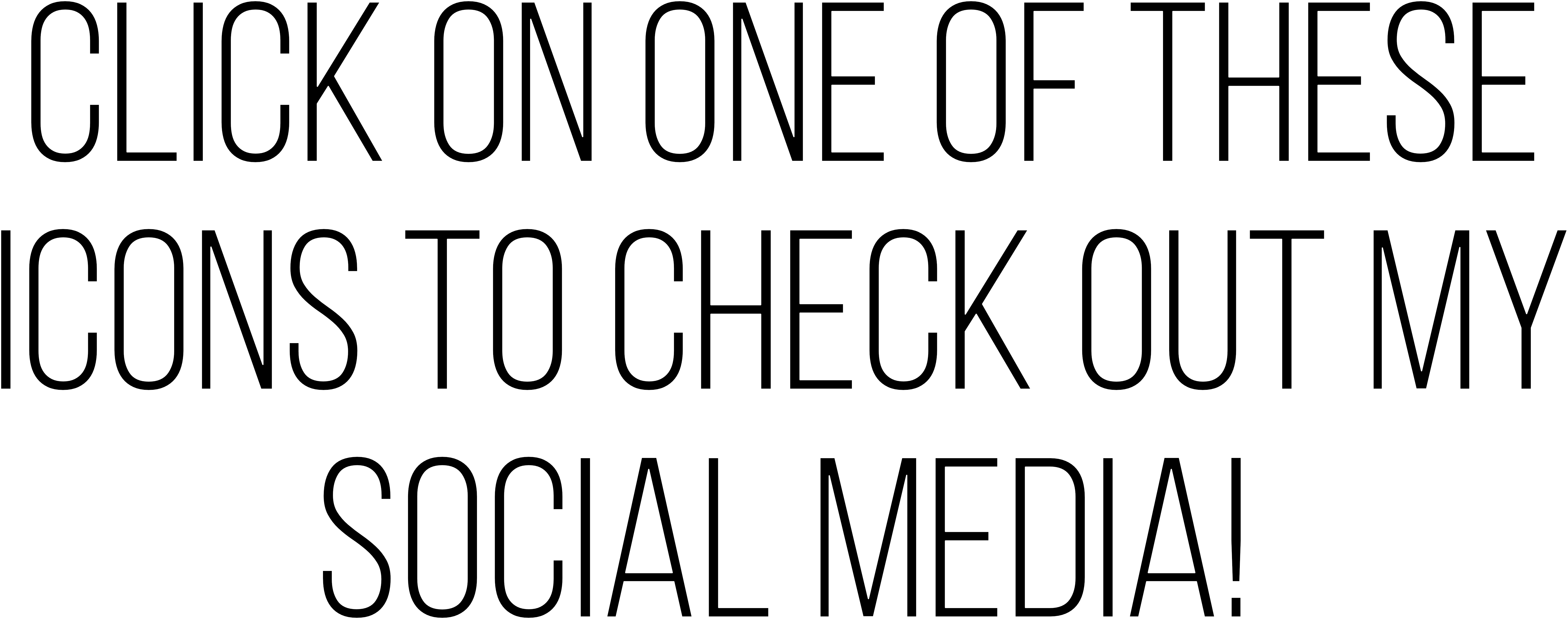 Where You Can Find Me » Check Out My Social Media - Monochrome Clipart (6617x2614), Png Download