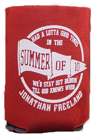 Summer Of '10 Koozie - Leather Clipart (563x563), Png Download