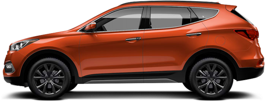 2018 Hyundai Santa Fe Sport - Hyundai Santa Fe Sport 2017 2.4 Clipart (898x550), Png Download