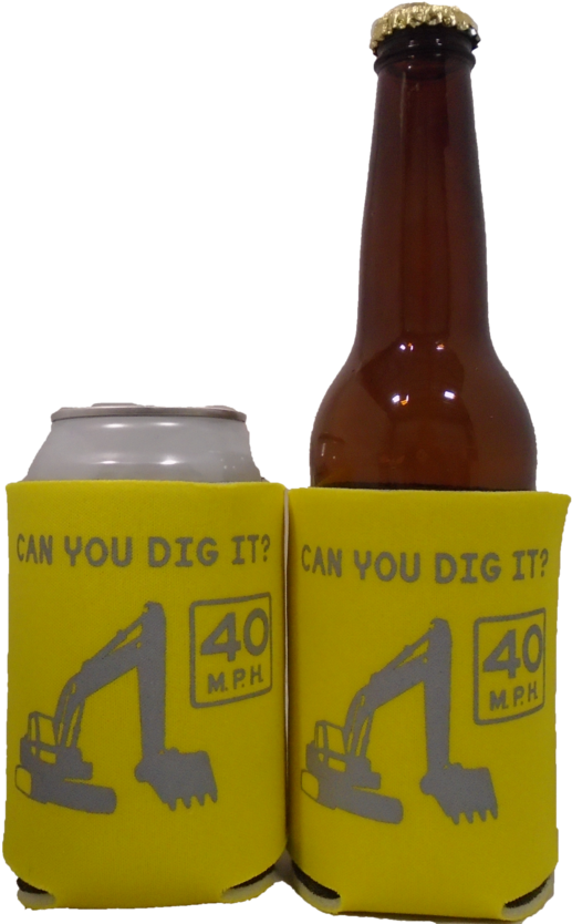 40th Birthday Koozie Can You Dig It Can Coolers - Beer Bottle Clipart (600x858), Png Download
