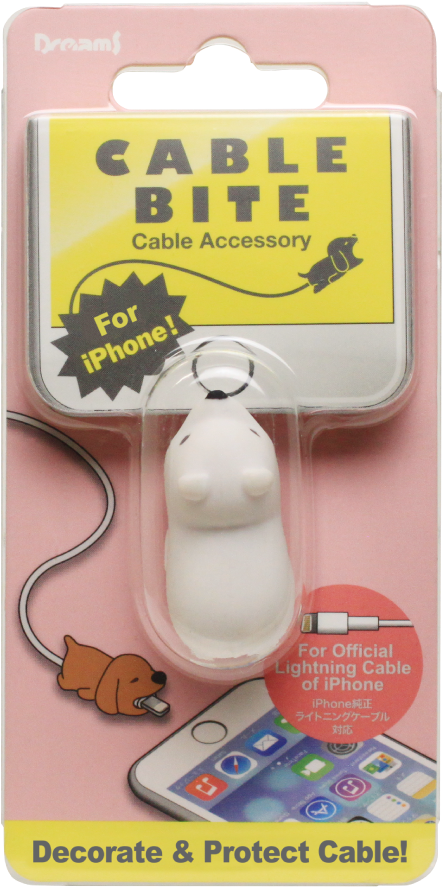 Polar Bear - Cable Bite For Iphone Clipart (1000x1000), Png Download