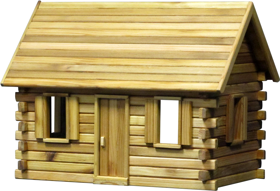 Lakeside Retreat Log Cabin Dollhouse Kit - Log Cabin Clipart (978x667), Png Download
