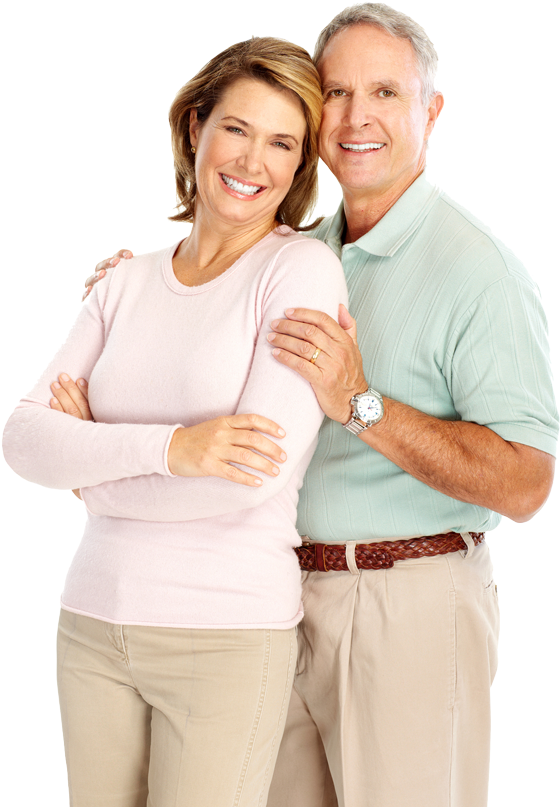 Png Old Couple Pluspng - Healthy Family Png Transparent Clipart (600x836), Png Download