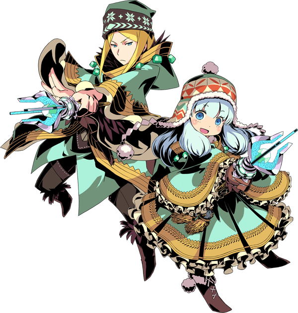 Etrian Mystery Dungeon - Etrian Mystery Dungeon Runemaster Clipart (600x632), Png Download