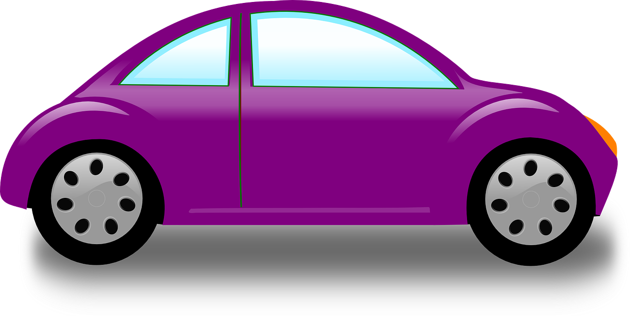 Blue Car Clipart Beep - Non Living Things Car - Png Download (1280x642), Png Download