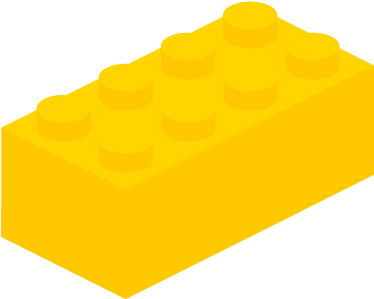 Drawn Vector Art Freevectors Ⓒ - Yellow Lego Brick Png Clipart (640x560), Png Download