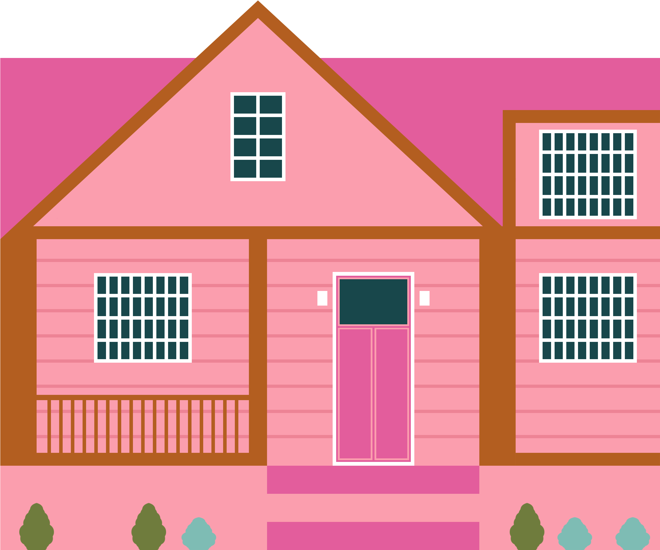 Homes Across America Beautiful House Tours From - House Clipart (3000x2000), Png Download