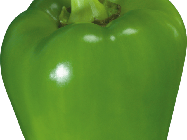 Vegetables Clipart Green Bell Pepper - Green Bell Pepper - Png Download (640x480), Png Download