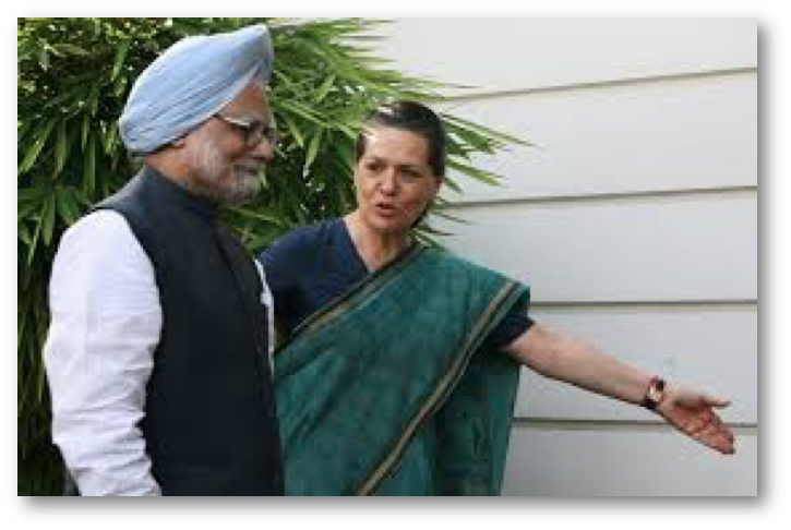 Obama To India For Our Republic Day Sent Quite A Few - Sonia Gandhi And Manmohan Singh Clipart (725x486), Png Download