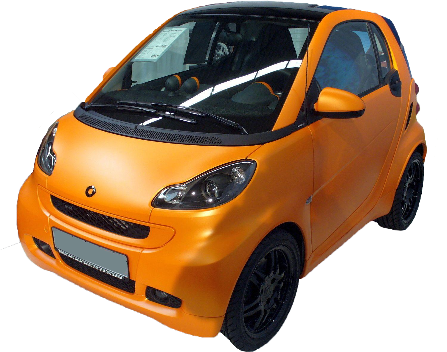 Smart Fortwo Brabus - Smart Fortwo Brabus 2005 Clipart (1499x1200), Png Download