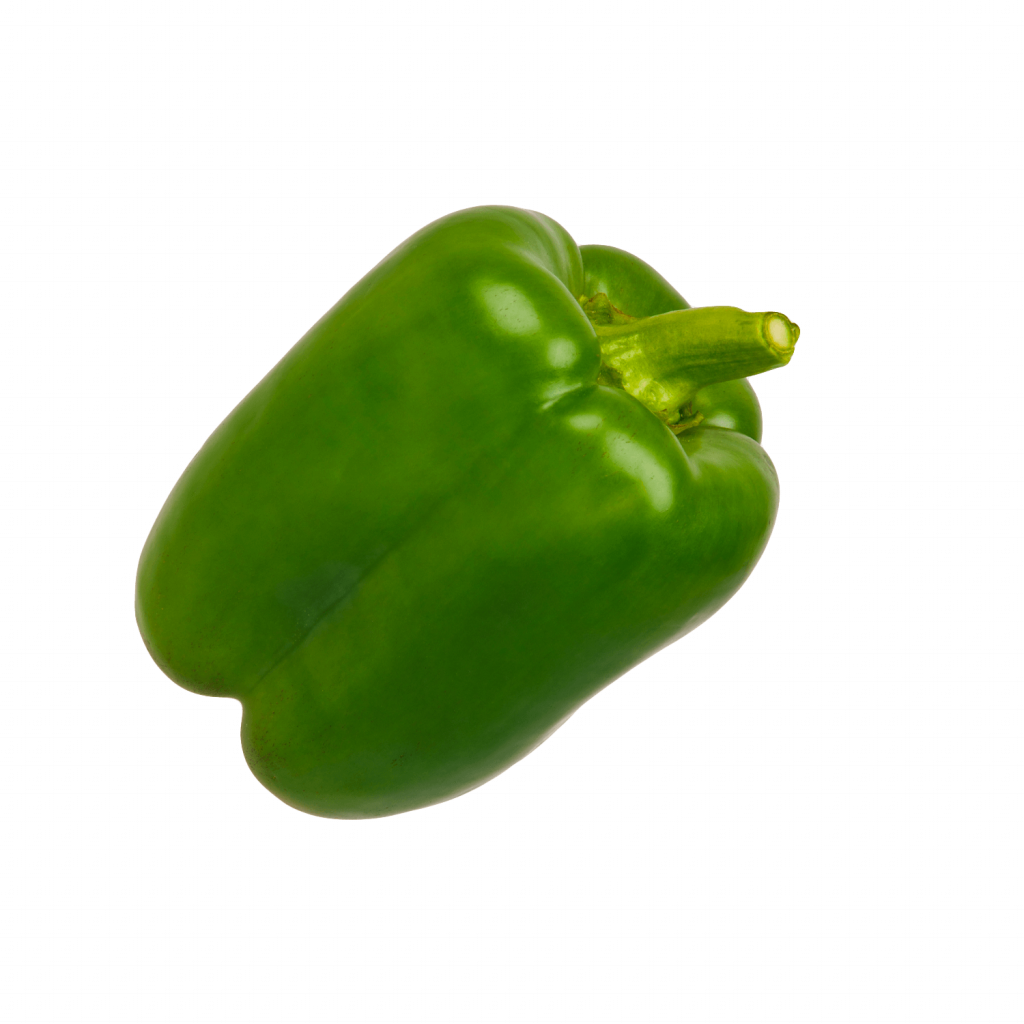 Green Bell Pepper 2 Units - Habanero Chili Clipart (1024x1024), Png Download