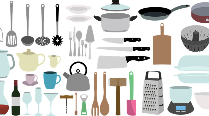 Kitchen Tools - Akcesoria Niezbędne W Kuchni Clipart (800x445), Png Download