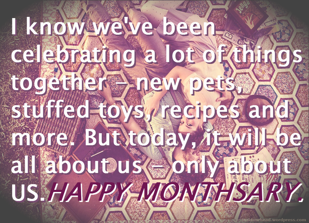 Monthsary Quotes Inside Ur Head Blog - Vintage Wedding Ideas Clipart (1023x740), Png Download