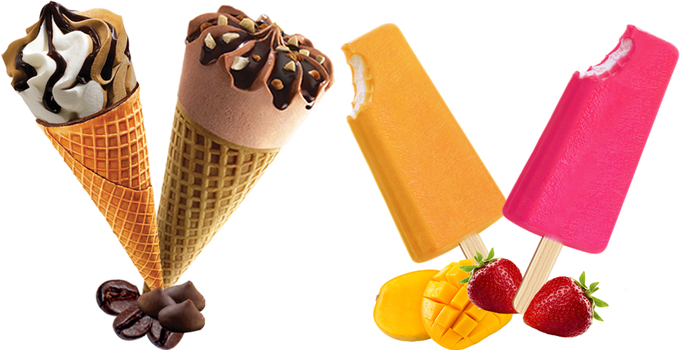 In/images/2017/08/ice Cream - Gelato Clipart (1000x504), Png Download