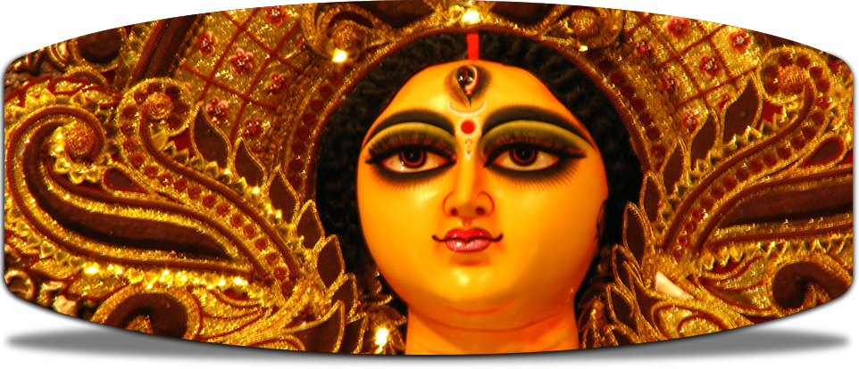 Happy Durga Puja 2018 Clipart (962x414), Png Download