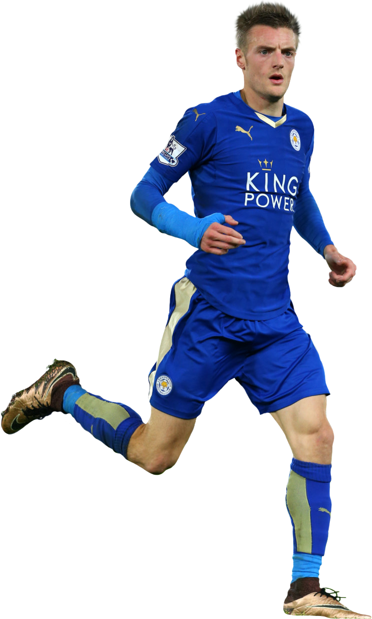 Soccer Player Messi Png Football Player Messi Png - Jamie Vardy Leicester Png Clipart (741x1231), Png Download