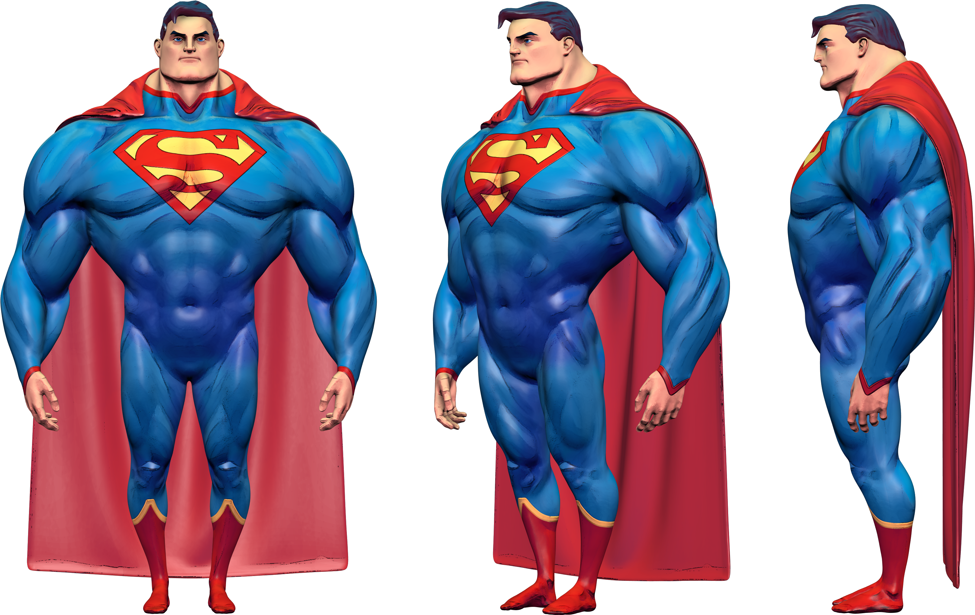 Turnaround 01 Turnaround - Superhero Turnaround Clipart (3840x2160), Png Download