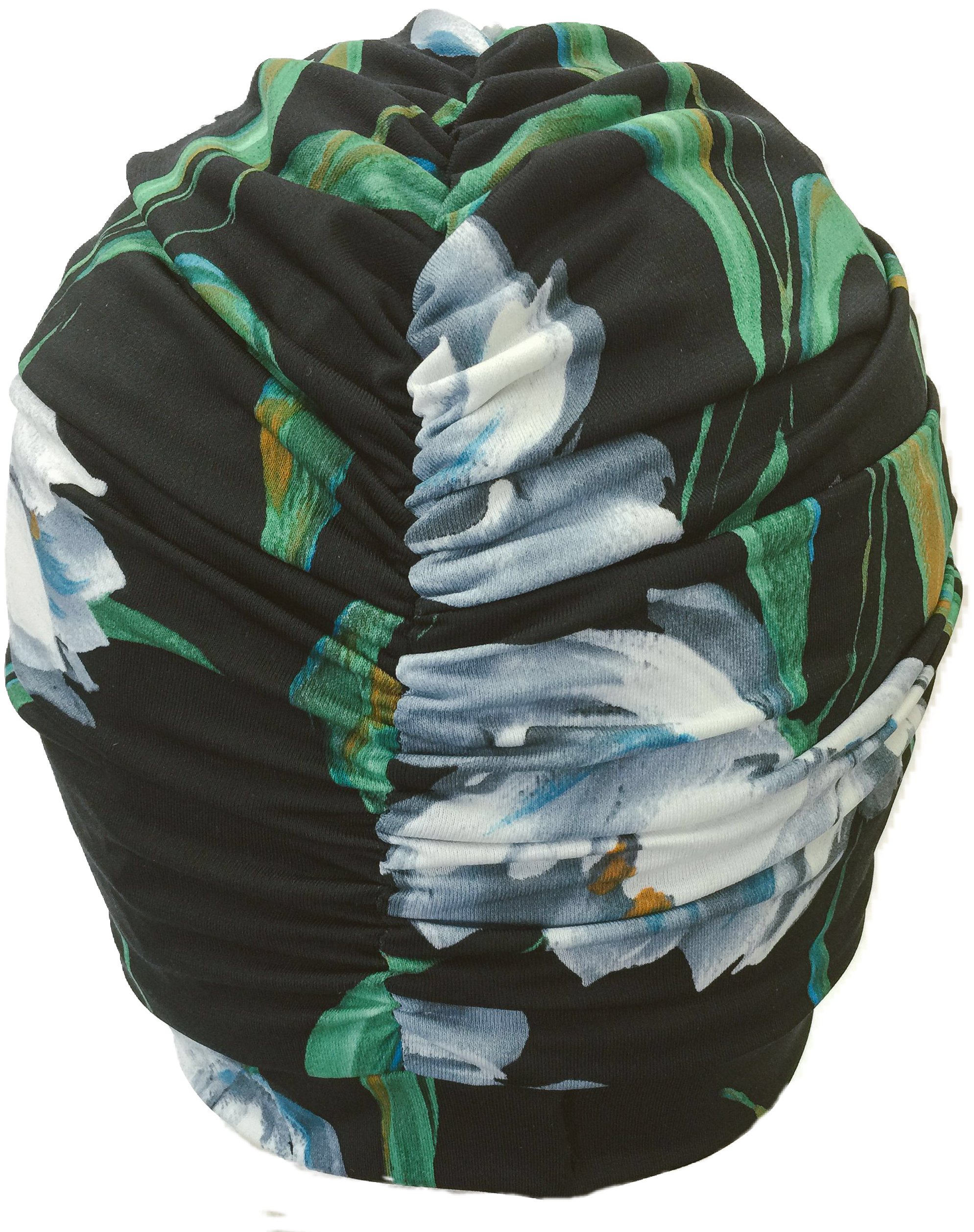 White Lily Floral Shower Turban - Stole Clipart (2576x2576), Png Download